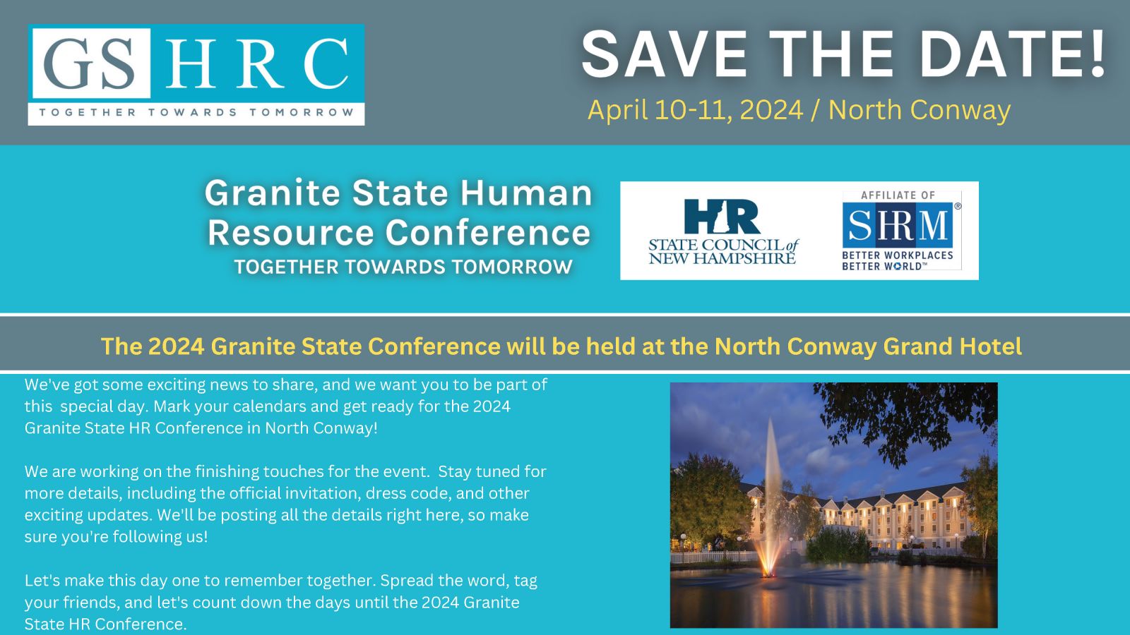 2024 Granite State HR Conference HR State Council of New Hampshire